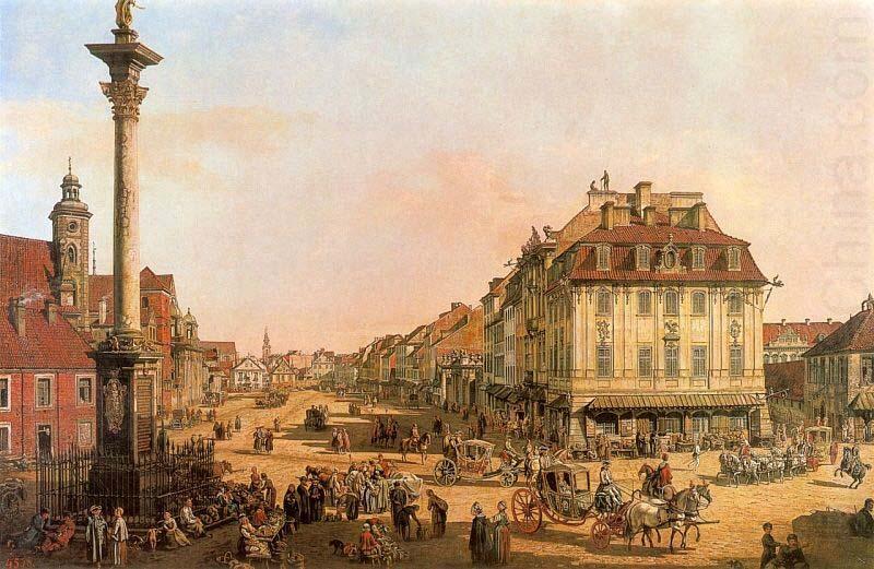 Cracow Suburb as seen from the Cracow Gate., Bernardo Bellotto